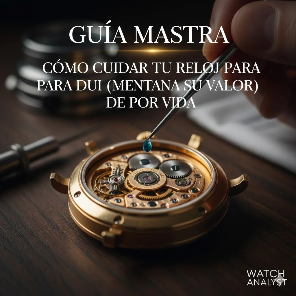 Guía de Mantenimiento: Cómo cuidar tu reloj para que dure (y valga) más